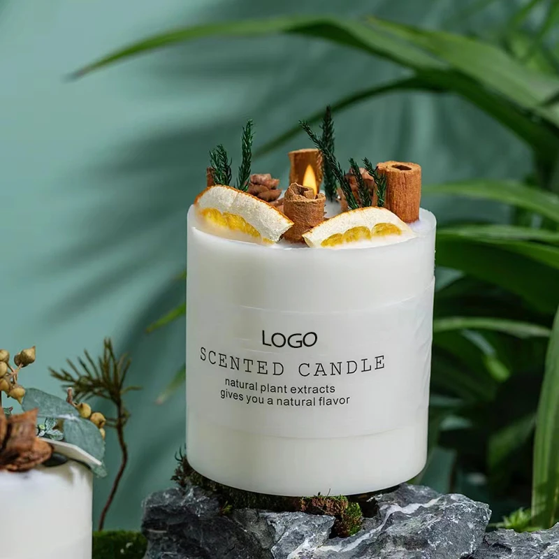 Luxury scented candles soy wax and fragrance oils aromatic candles wholesale with glass jar tin candle gift box