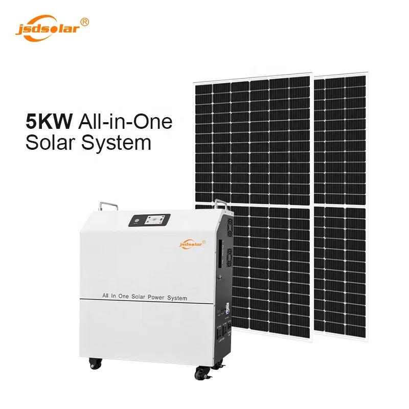 All in one full capacity 5kw complete set camping for home solar energy system with lifepo4 lithium battery inverter