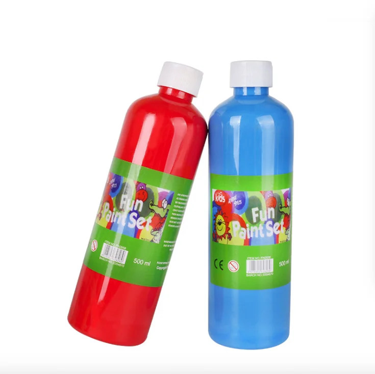 500ml non toxic kids washable tempera paint