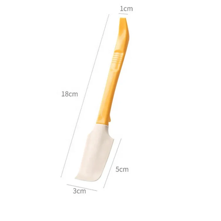 New Coming Non Stick Silicone Stirring Scraper Baking Multifunctional Openable Can Butter Jam Spatula