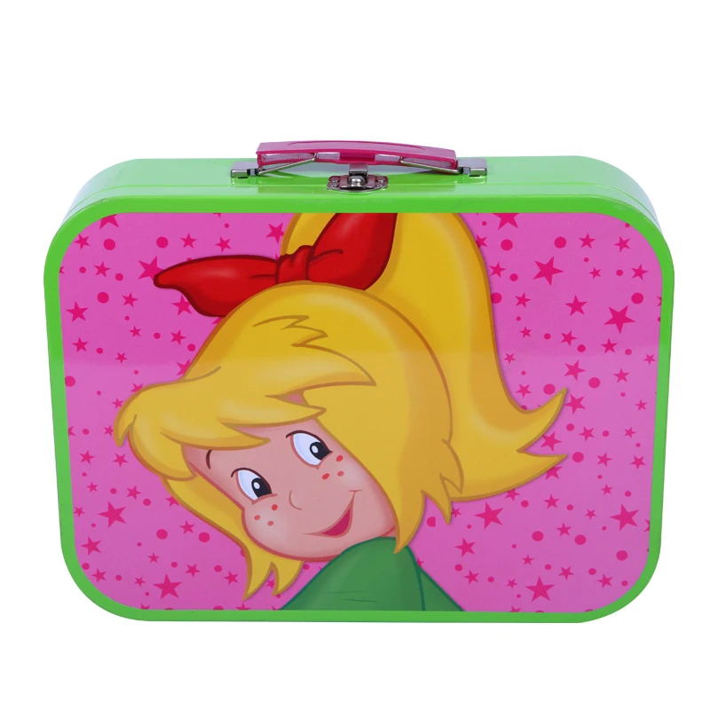 New Design Metal Lunch Tin Box Vintage Food Safe Tin Biscuits Metal Tin Box For Sale