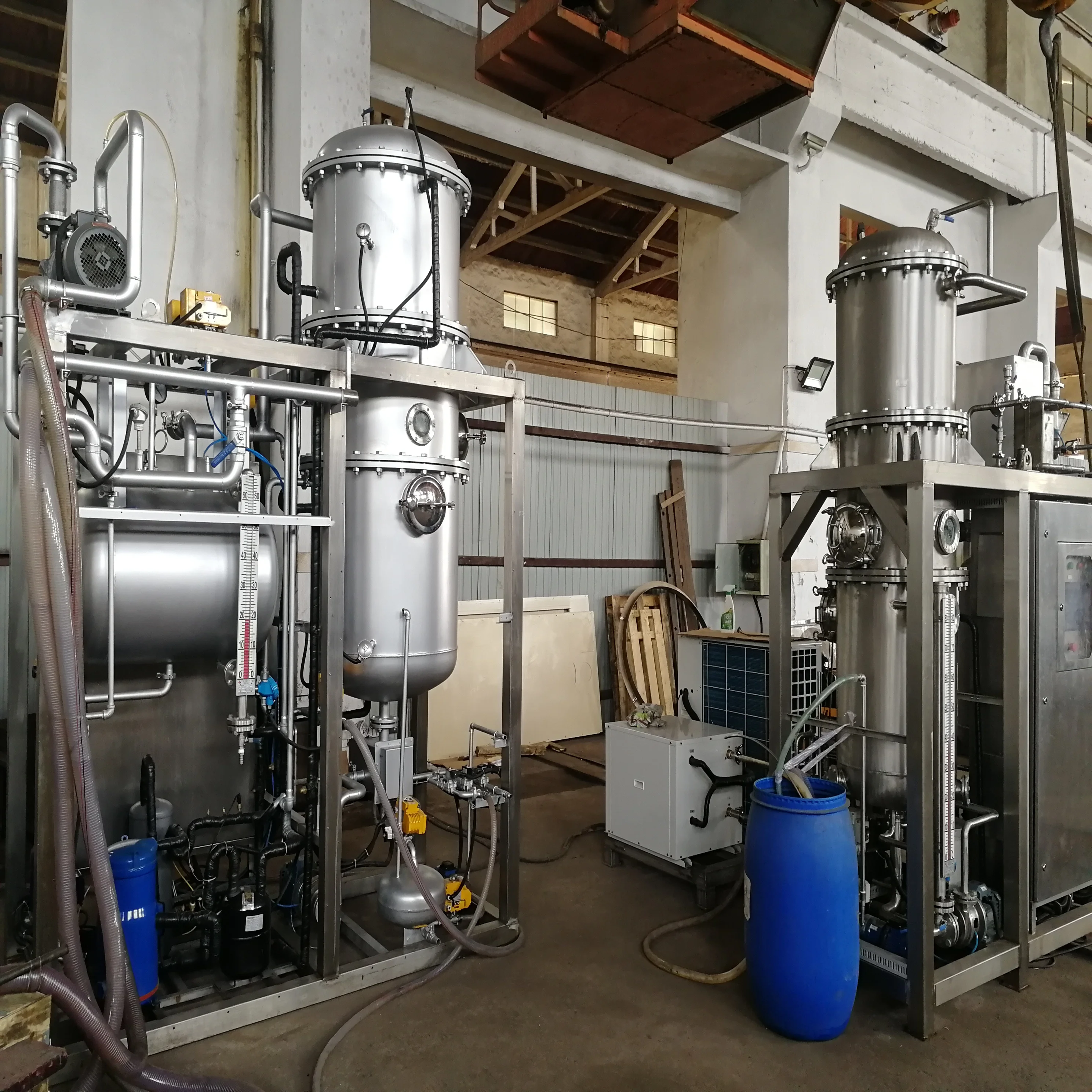 10000L per day capacity low temperature electroplating wastewater vacuum evaporator