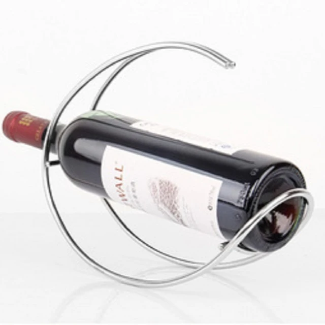 C-shaped Single Metal Wine Rack &stainless steel Wine seat