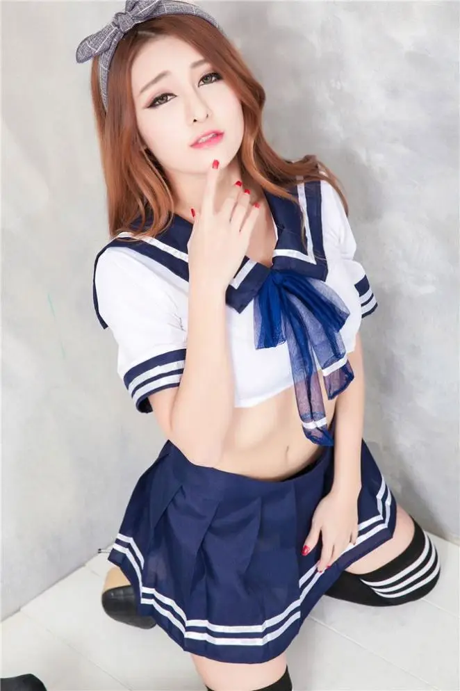 PoeticExist Pretty Sailor Student Uniform Halloween Costume