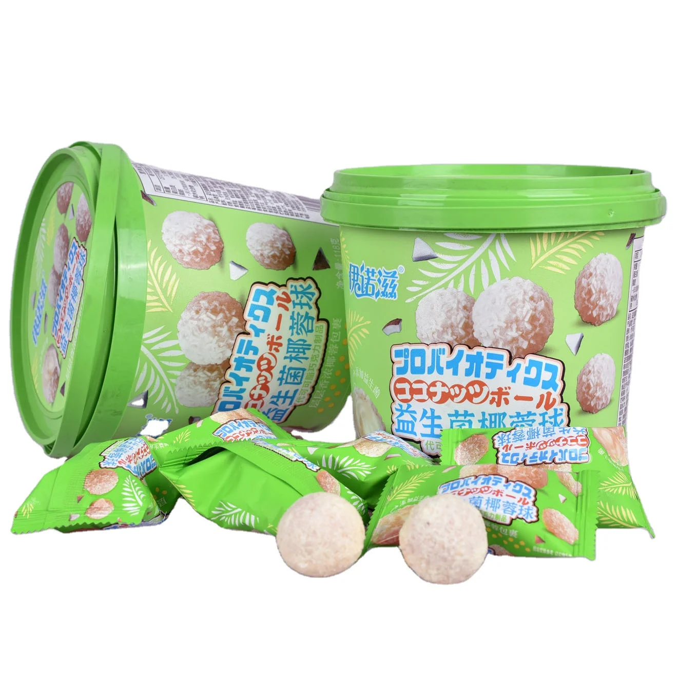 Вкусный шоколадный мяч для печенья со змеиным кокосом, круглые сэндвичи с низким содержанием жира, с низким содержанием соли