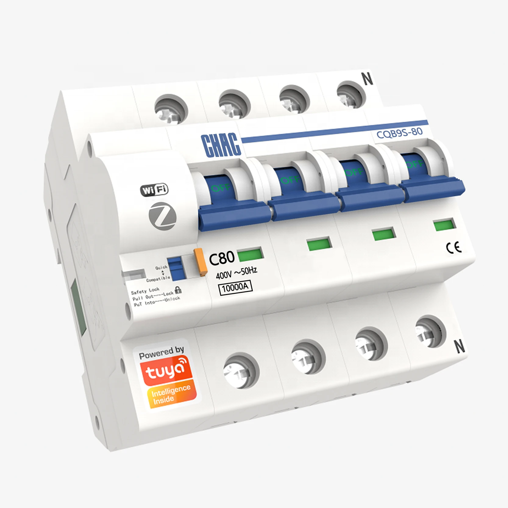 ewelink APP Smart WIFI Controlled 16A 32A 63A 1P 2P 4P Circuit Breaker