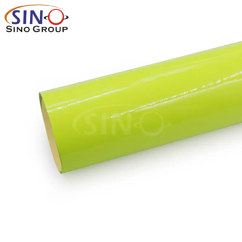 Factory Price Hot Selling Advertising Graphic Matte Adhesive Fluorescent Vinyl Film