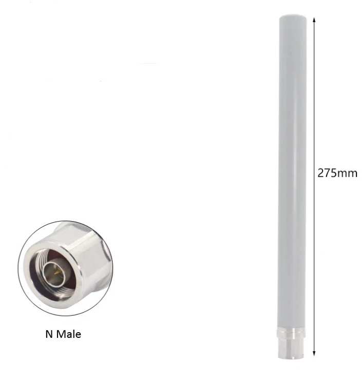 Fiberglass Outdoor Antenna with Cable 9dBi Gain 915HMz Omni Antenna Highest Gain Fiberglass Antenna