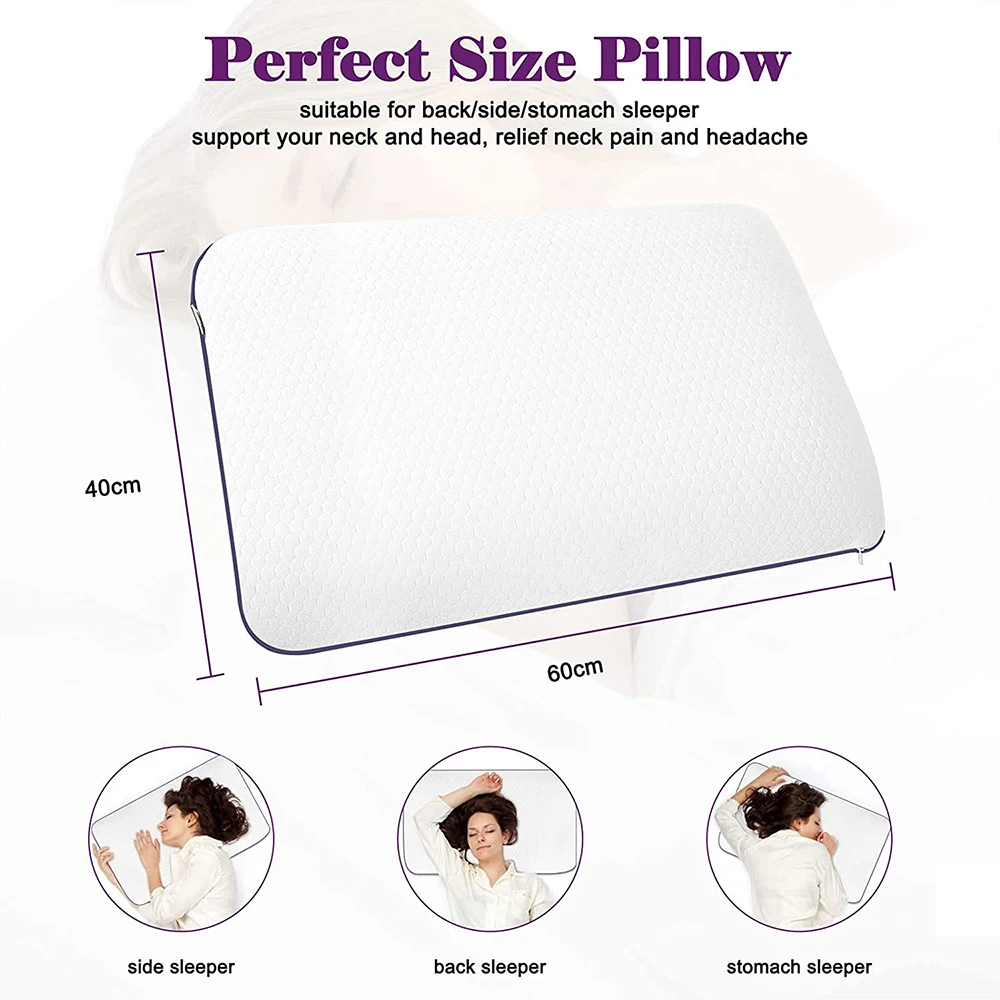 Bedreamy Cuscino di schiuma di memoria Cooling cervical pillow memory foam cooling gel insert for all pillows gel pillow
