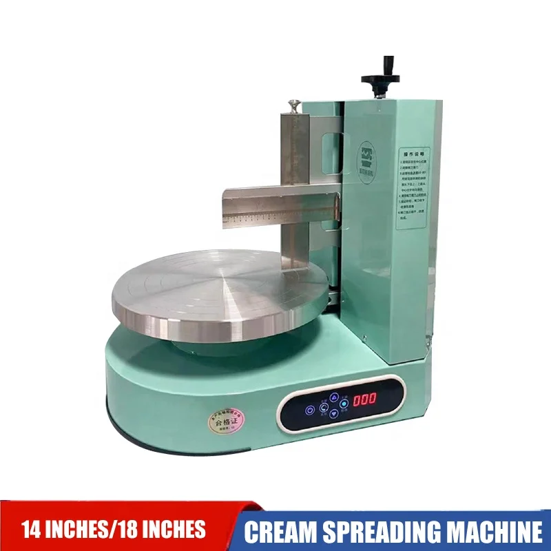Semi Automatic Birthday Cake Cream Spreading Machine Cakes Plastering Cream Coating Filling Machine Cake Decorating Machines