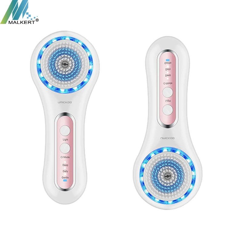  2021 Hot Selling multi-function spin Electric Silicone Face brush for Pore cleaner With exfoliating autofoaming