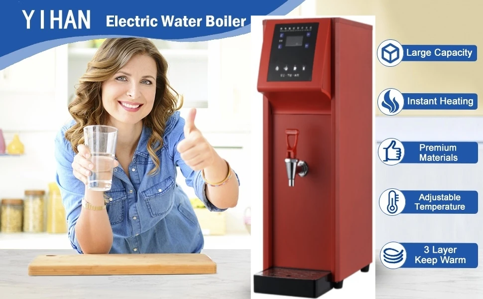 Commercial Catering Stainless Steel Water Dispensers Hot And Cold Freestanding Water Dispensers Hot Cold Water Dispenser