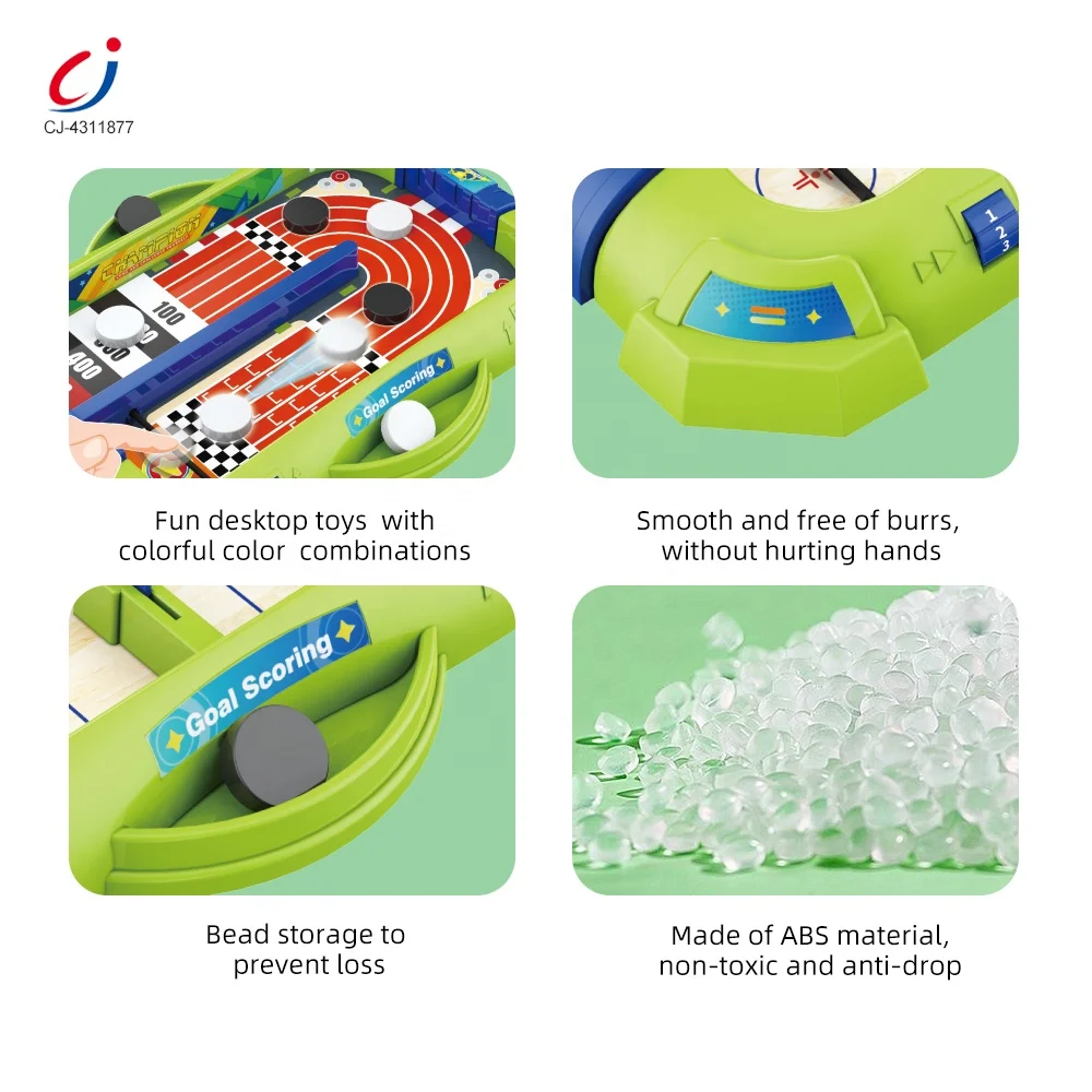 Chengji board game kids ice hockey 2 in 1 scoring table finger sport toy party family sling puck board game for kids