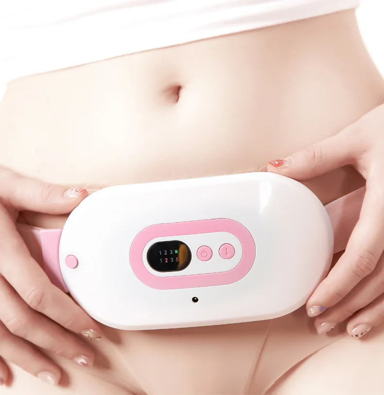 Portable Menstrual Heating Pad Cramps Period Pain Relief Women Warm Therapy Relieve Pains Waist Belt Menstrual Cramp Heating Pad