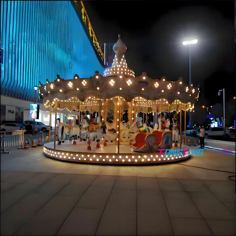 Children favorite merry go round horse for ride