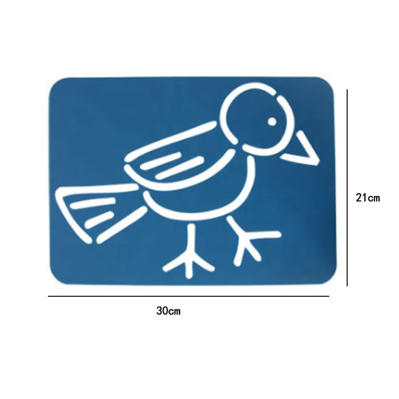 New Design PET Stencils for Wall Painting Wall Stencils for Painting Bag White Customized Cake Item Sets Packing Color Origin