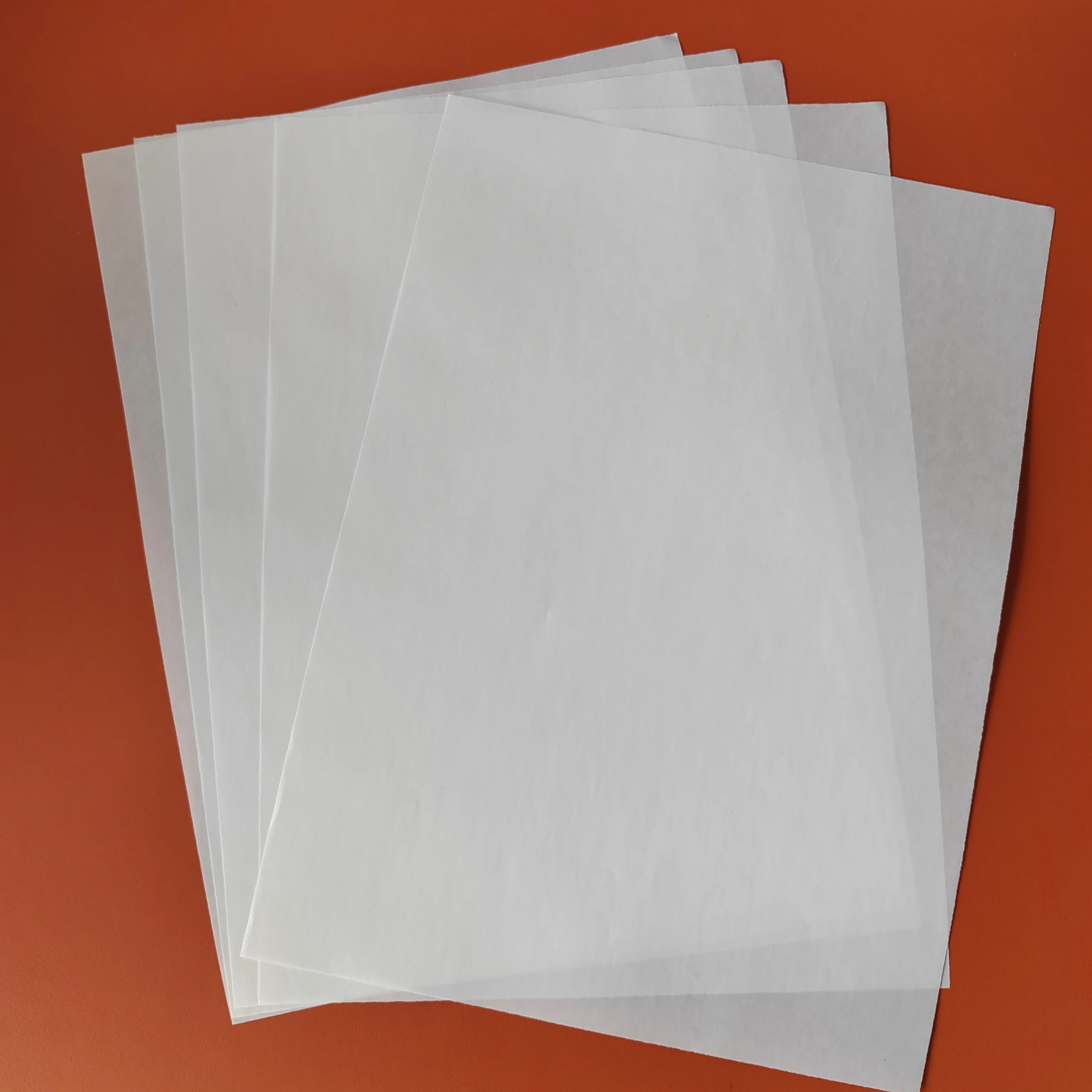 Chinese Supplier Smooth Waterproof 60/80gsm Two Sides Coated Glassine Paper Jumbo Roll