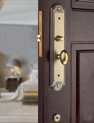 Прямая продажа с завода, роскошный Европейский двойной замок для входной двери, набор ручек, домашний охранный дверной замок