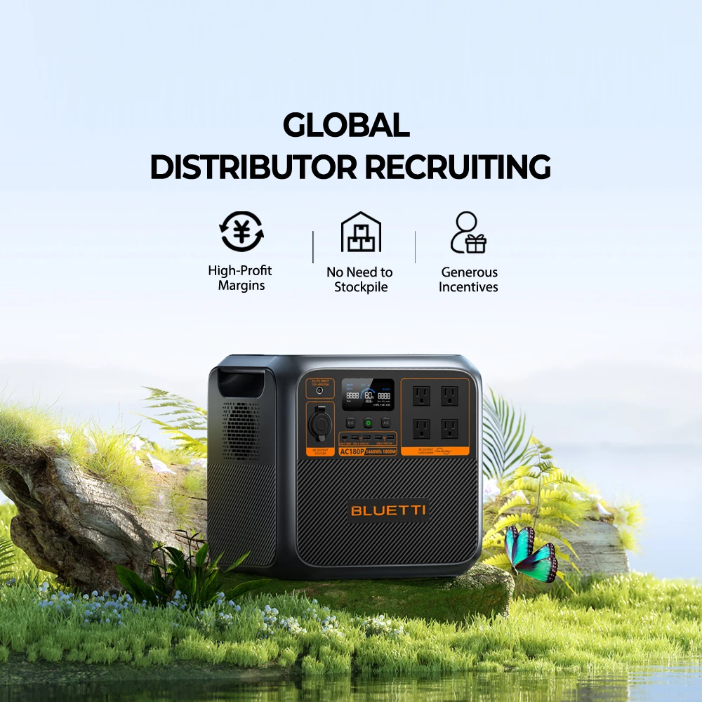 Bluetti AC180P Кемпинг 110 В 220 портативная солнечная электростанция ваша Возобновляемая энергия резервная