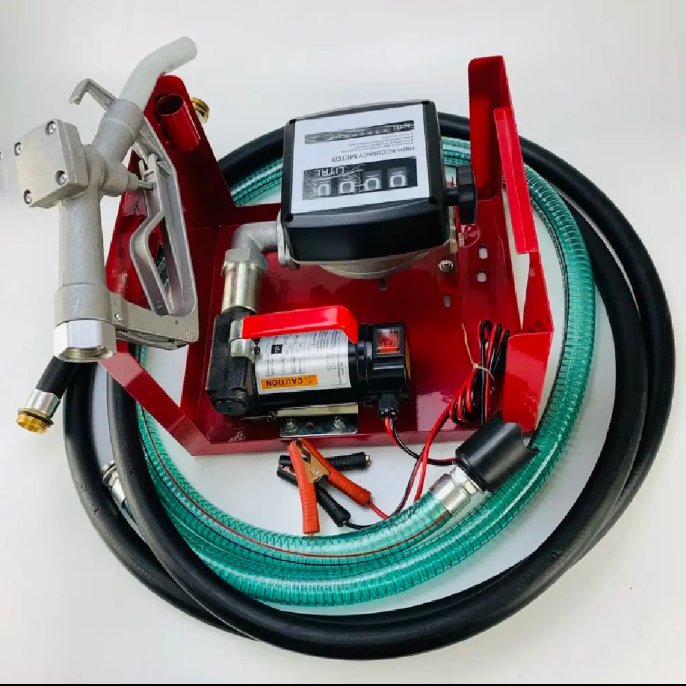 12v 40lpm mechanical diesel transmission pump set high-precision fuel transfer pump with digital instrument