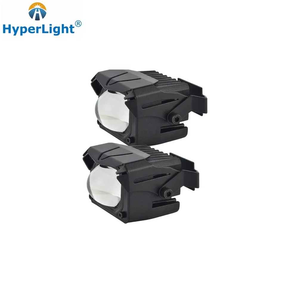 HyperLight Dual Color LED Motorcycle Fog Driving Light 16000Lm Others Lighting Projector Lens Car Light Headlights Accessories