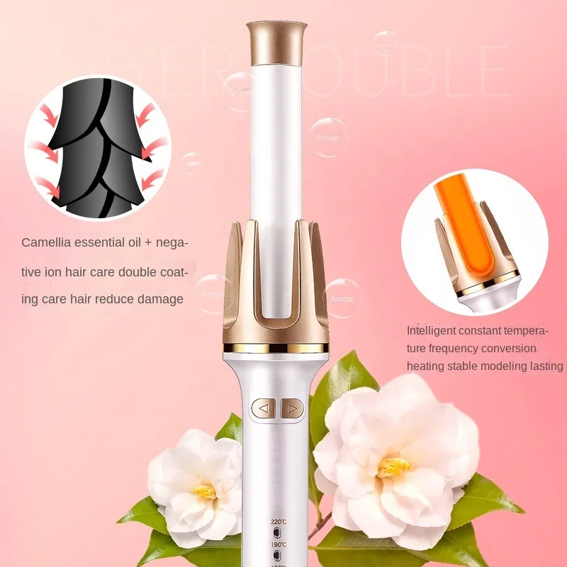 Customized wholesale ladies home styling anti-scalding curling iron