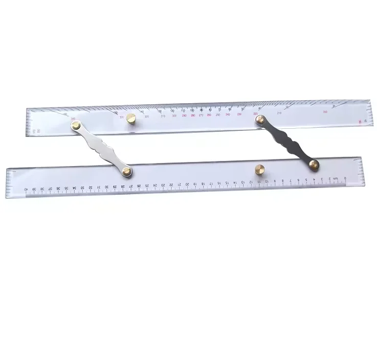 IMPA371001 371002 Nautical Marine Plastic Parallel Ruler 450mm/600mm Navigation Scaled Multi Angle