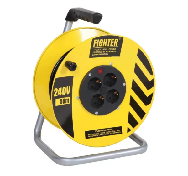 electrical wire reel power cord retractable welding extension cable roller stand lead bobbin reel drum spool