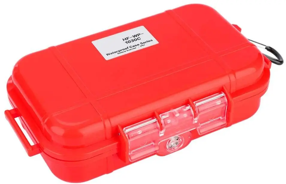 Cross border hot sale EDC outdoor survival damp proof shockproof waterproof box adjustable cushion rubber pad