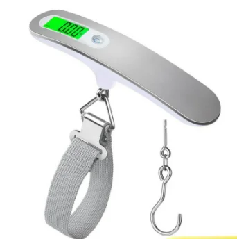 Hot Selling LCD 50kg Portable Electronic Weight Balance Suitcase Travel Hanging luggage weight Scale digital
