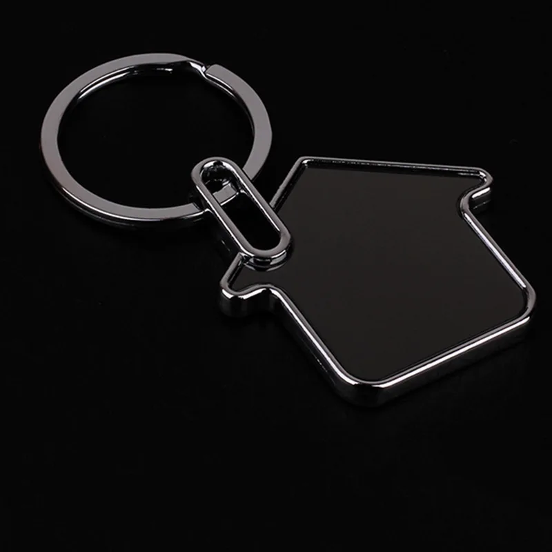 Promotional Use Custom House Shape Key Chain Real-estate Advertising Gift Keychain