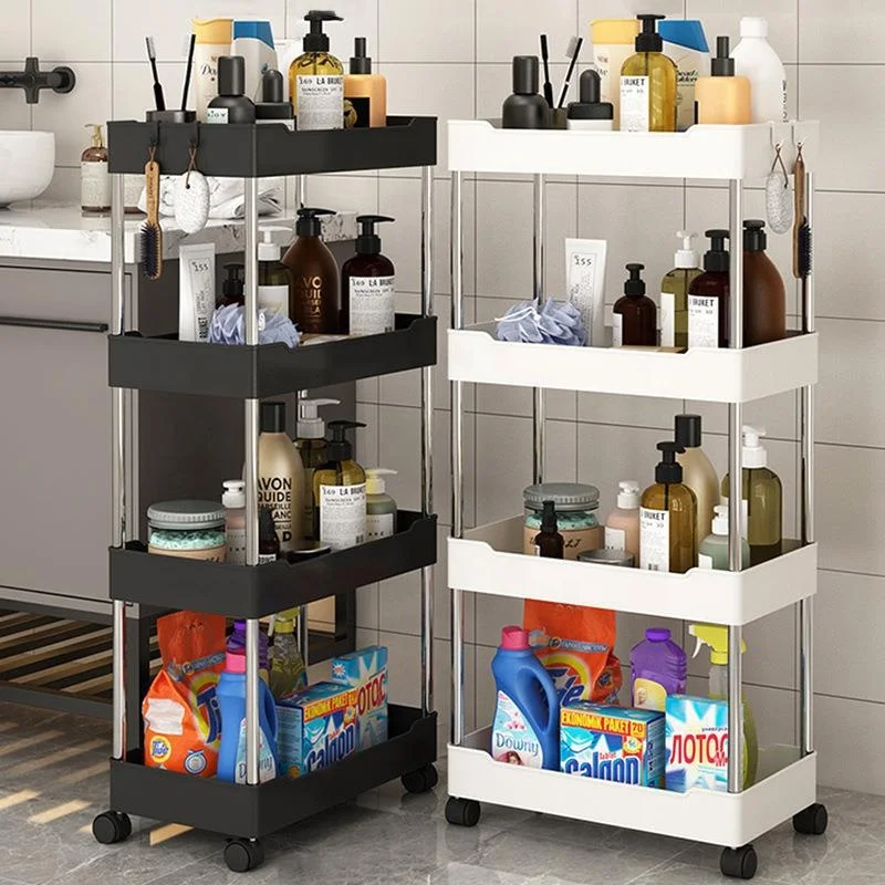 New Arrival Storage Bins Excellent Bathroom Gap Holder Plastic Save Space Shelf SBS558