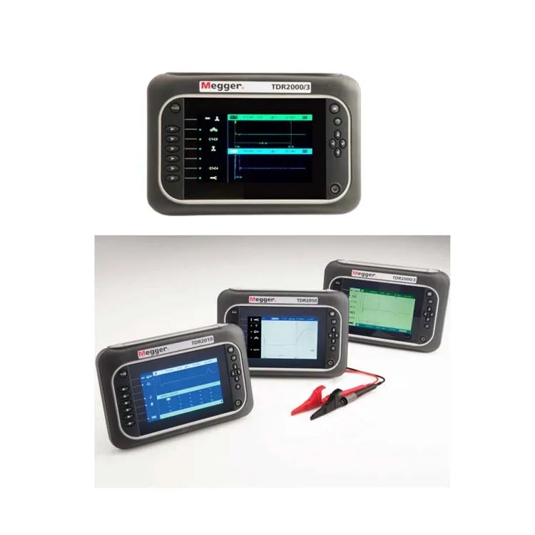 Megger TDR2000/3  Dual Channel Comm s - Compact Time Domain Reflectometer (Cable Fault Locator) with Mini-Clip Test Leads