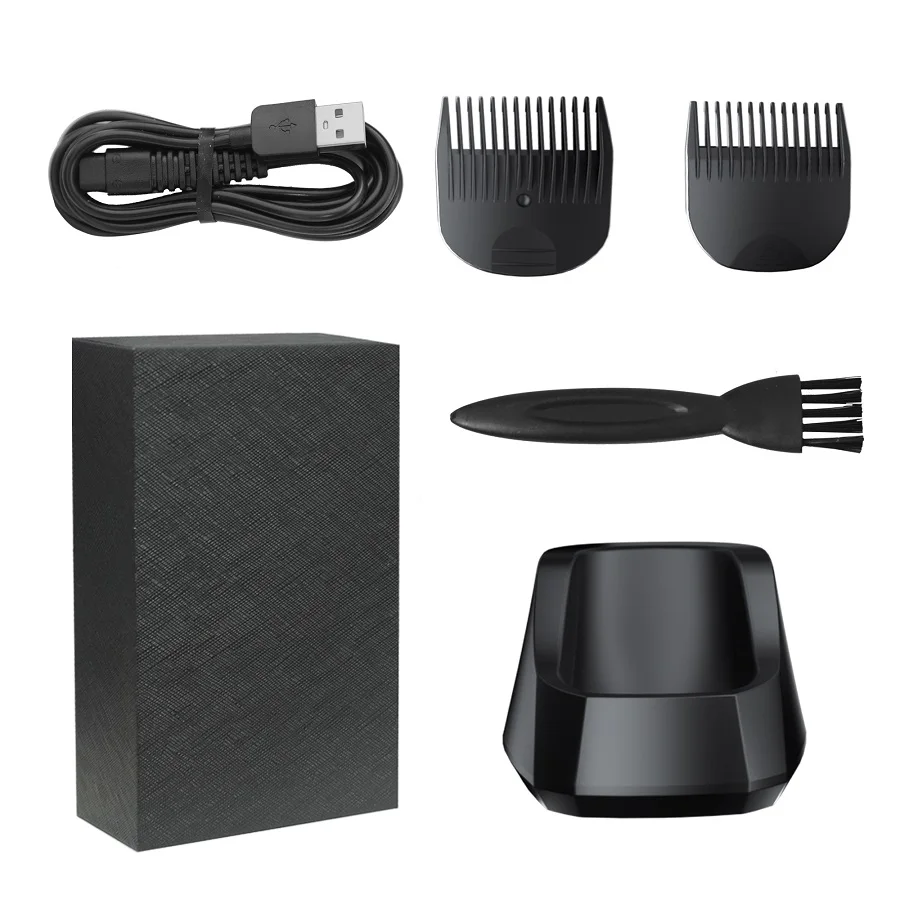 waterproof ceramic full body hair trimmer rechargeable groin groomer electric shaver manscaping hair cut shaving machine for men