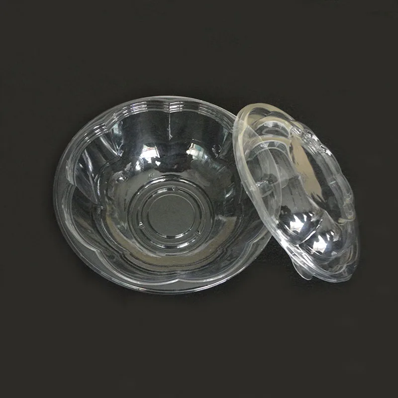 Smoothie Clear Plastic Cup Dome Lid With Hole