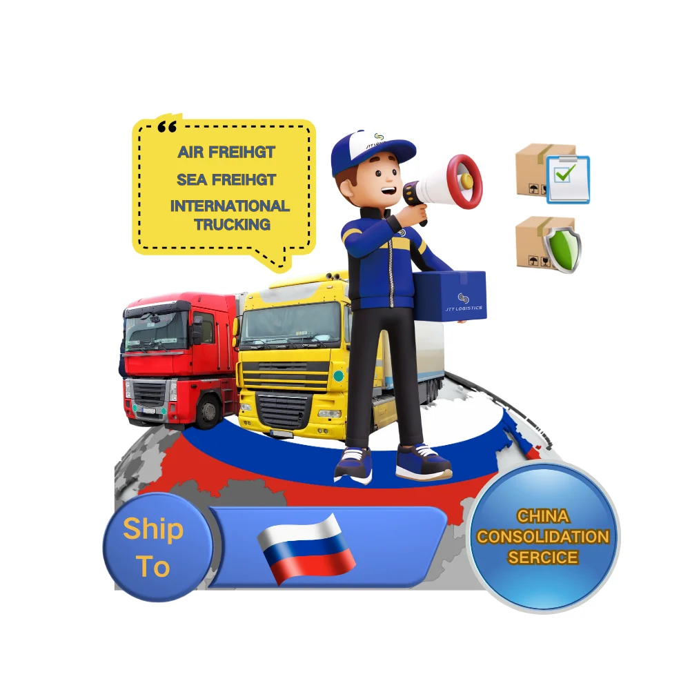 China Shipping Company With Best Sea Freight Railway Transportation To Russia Trucking Delivery  Service DDP Agent To Europe