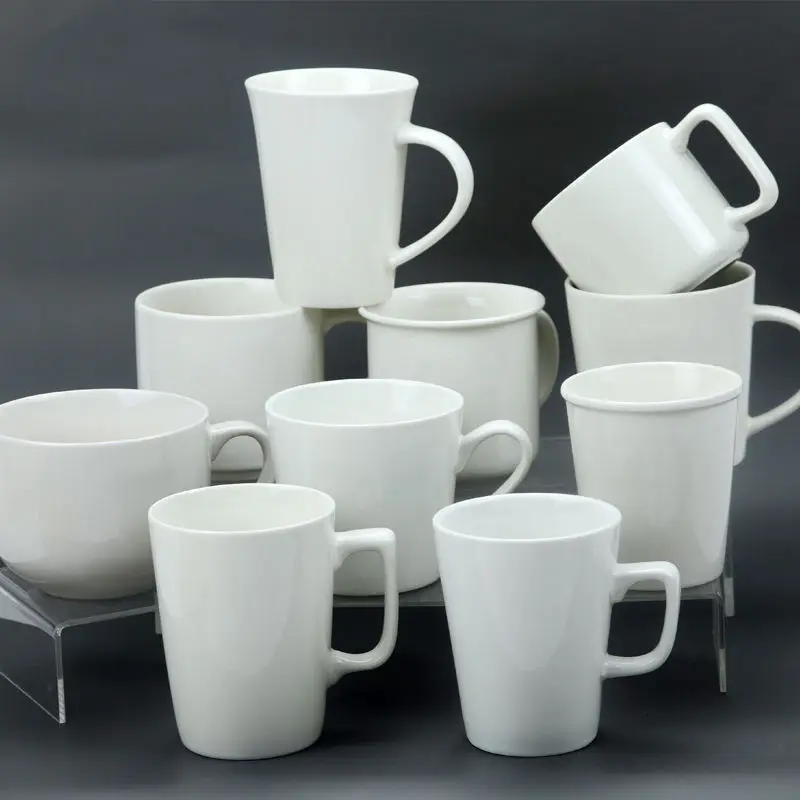 11 oz White Nordic Ceramic Coffee Mug With Logo Cup Supplier Custom Tea Mugs Customize Wholesale Sublimation Porcelain Cups