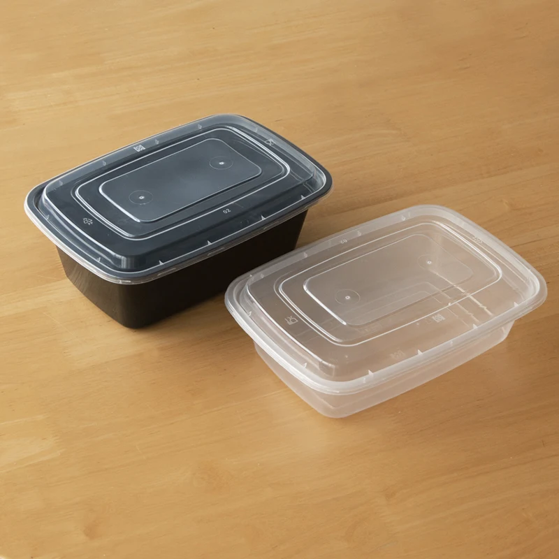 Disposable & Reusable Meal Prep Container Takeaway Food Packaging Plastic Bento Lunch Box for Daily Life