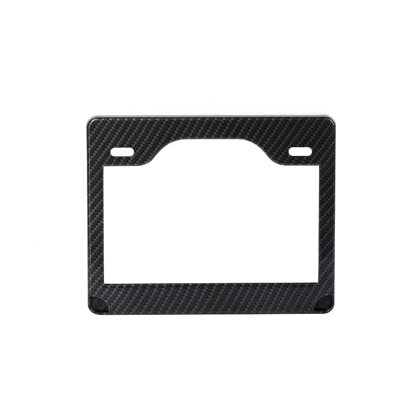Custom Design Motorcycle carbon fiber license plate frame USA logo Number Plate Frame License Holder Motorcycle plate frame