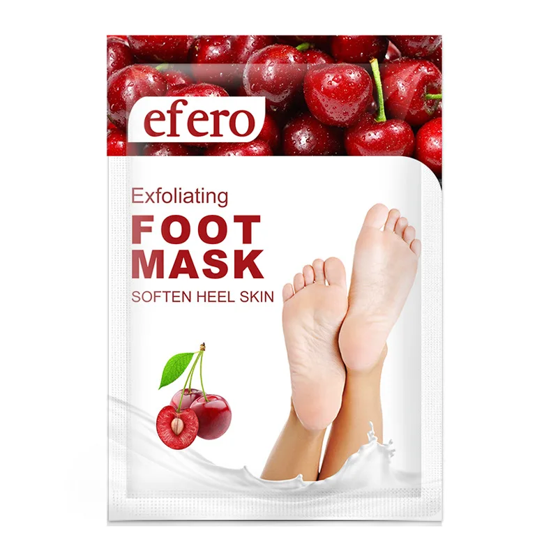 EFERO oem odm wholesale foot skin care products feet sheet mask socks exfoliation peeling exfoliating peel lavender foot mask