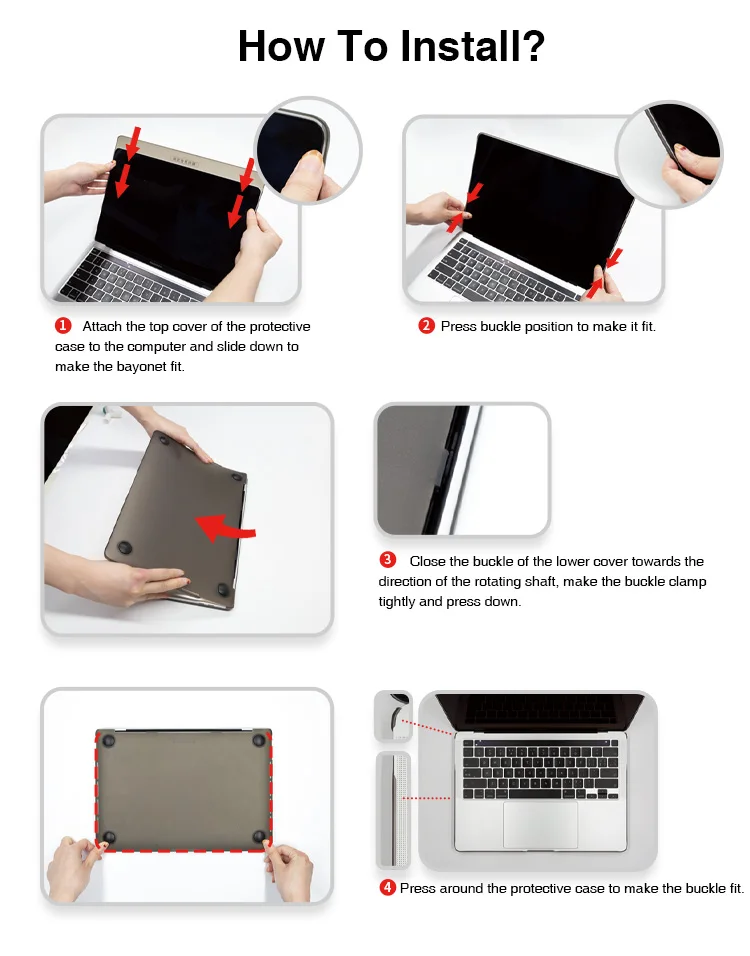 Laptop Cover Scratch Proof Laptop Case For Macbook Pro 14 16 Semi Hard PP Material Ultra Thin Case For Macbook Case