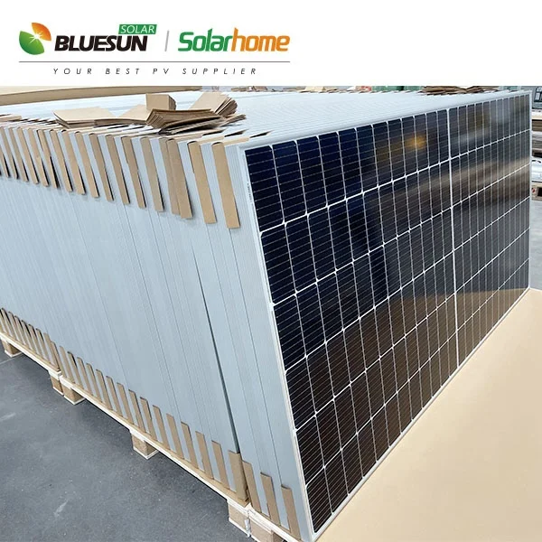 Bluesun Цена панели солнечных батарей 415W 455W 550W 650W 700W фотоэлектрическая PV половина сотовый подойдет как для повседневной носки так модули комплект Солнечная