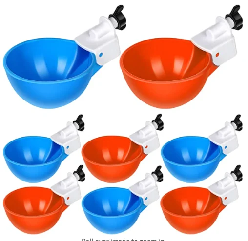 Backyard Barnyard Automatic Poultry Cup Waterer Drinker for Chicken Ducks Quail
