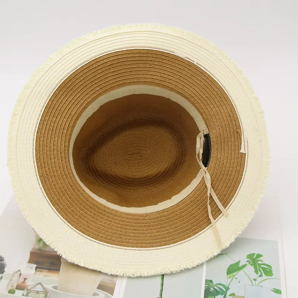 Упакованные бумажные плетеные соломенные шляпы для мужчин и женщин от китайского производителя