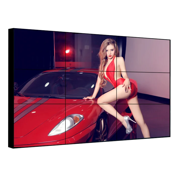 Shopping 2X2 3X3 55Inch Lcd Video Wall With Video Wall Controller For CCTV Control Room