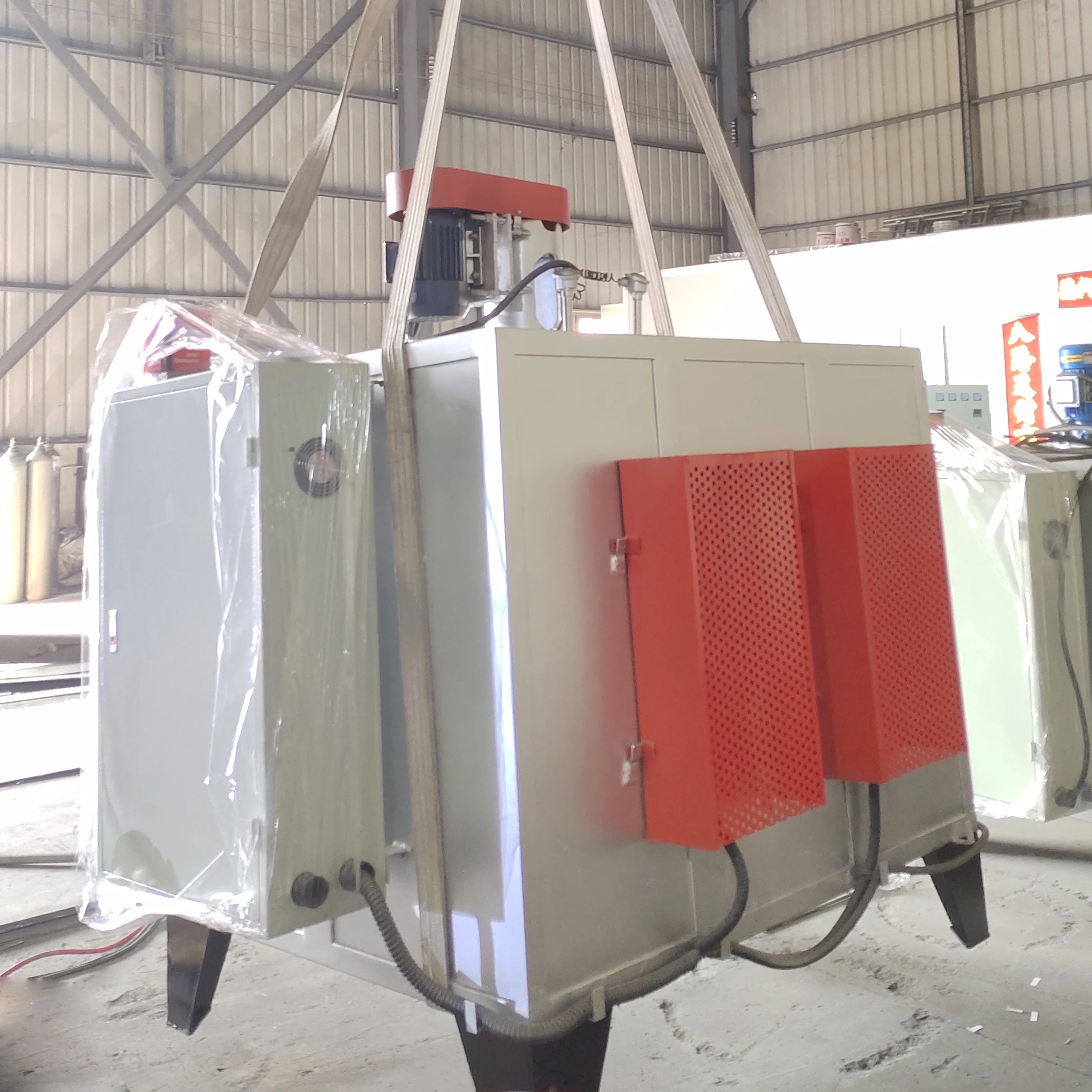 electric heating vertical tempering furnace