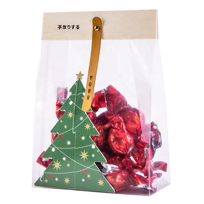 High Quality Sealed Handmade Dried fruits dates Candy Chocolate Christmas Gift Bag