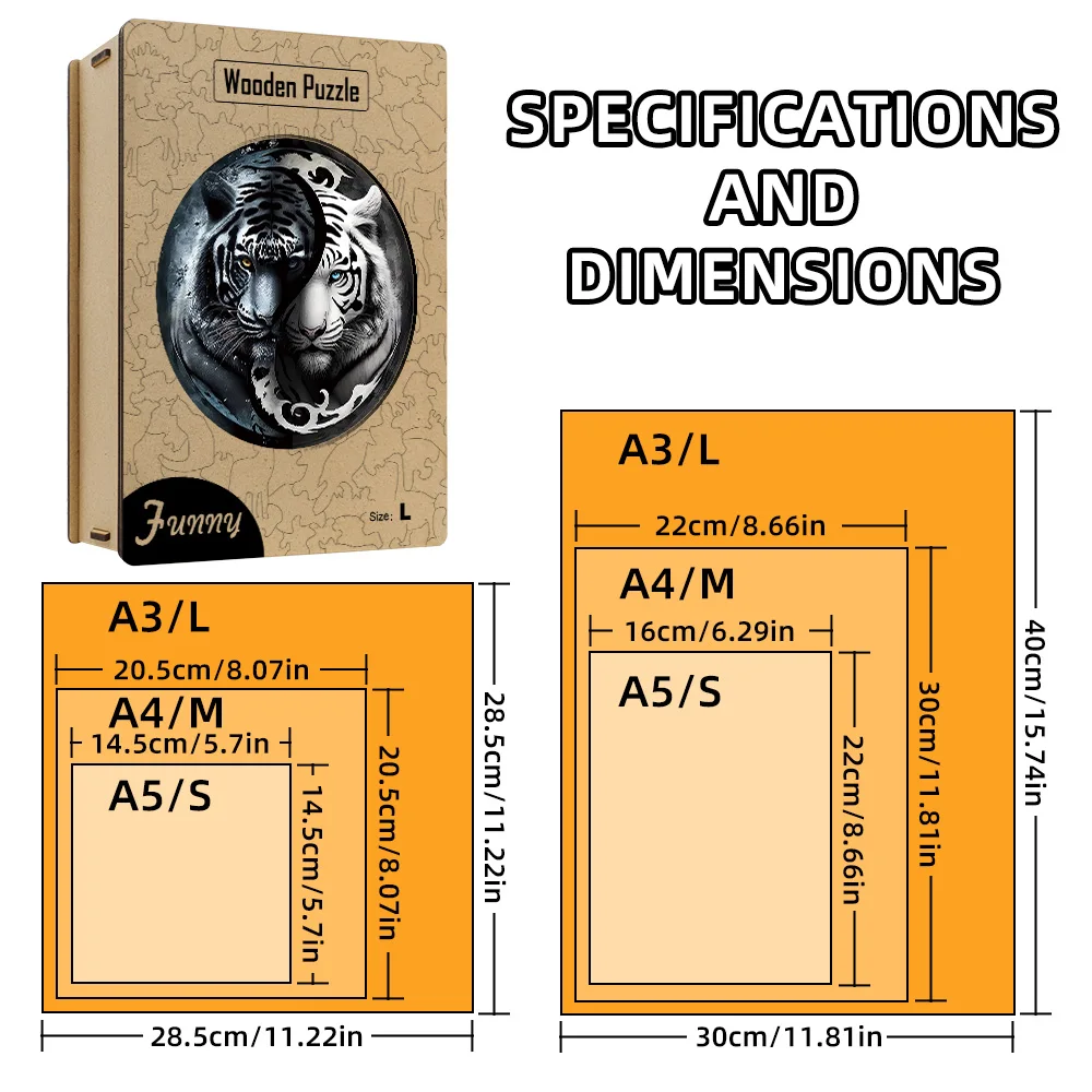 Hot Selling High Difficulty Hand-make Toy Animal Themes Wooden Puzzle Circular Shape Wooden Irregular Puzzle For Family