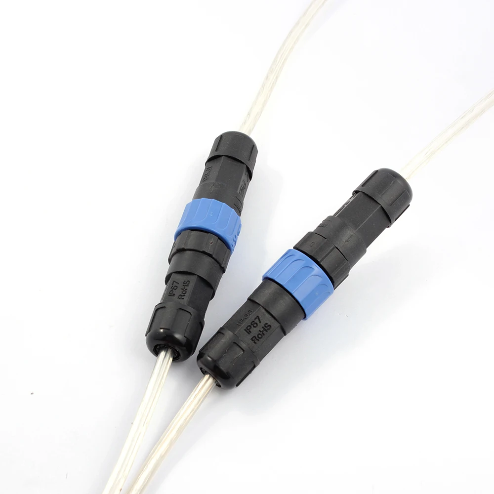 Hanstar 2 3 4 5 6 8 Pin Быстрый замок M12 монтажный разъем IP67 штекер к гнезду прямой водонепроницаемый разъем