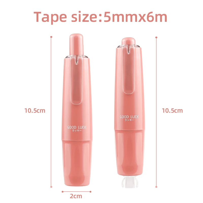 Free Shipping Correction Tape Press Type Pen Style Correction Runner With Refill Tape
